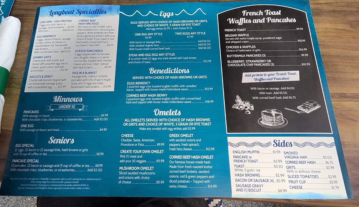 Johnny Longboats Menu - Image 5